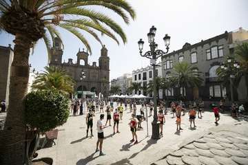 La LPA Trail  se celebró este sábado en la capital grancanaria/Carlos Díaz Recio.